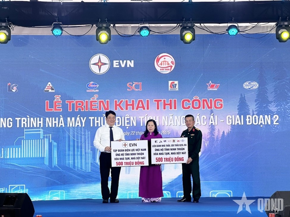 Triển khai thi công xây dựng Dự án nhà máy thủy điện tích năng Bác Ái - giai đoạn 2