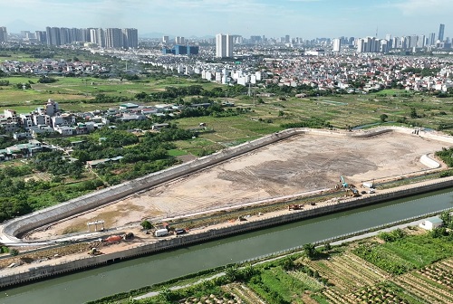 Dự án khẩn cấp hồ điều hòa Yên Nghĩa 2 sẵn sàng tiếp nước mùa mưa